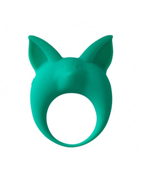 Pierścień Z Wibracjami Mimi Animals Kitten Kyle Zielony - Pierścienie erekcyjne wibrujące - 1