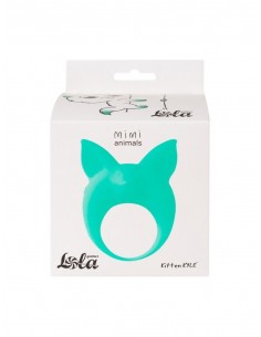 Pierścień Z Wibracjami Mimi Animals Kitten Kyle Zielony - Pierścienie erekcyjne wibrujące - 1 2