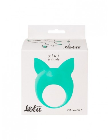 Pierścień Z Wibracjami Mimi Animals Kitten Kyle Zielony - Pierścienie erekcyjne wibrujące - 2