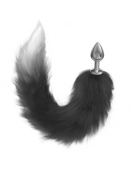 Korek analny Butt Plug Diamond Galaxy Black - Korki analne z ogonkiem - 1