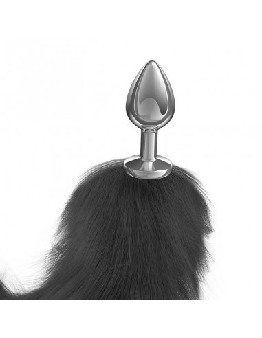 Korek analny Butt Plug Diamond Galaxy Black - Korki analne z ogonkiem - 2