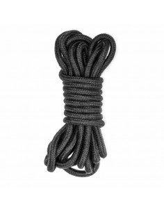 Lina BDSM Rope Party Hard Do Not Disturb Black 5 m - Liny, sznury BDSM - 1
