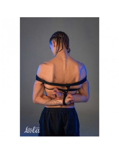 Lina BDSM Rope Party Hard Do Not Disturb Black 5 m - Liny, sznury BDSM - 5