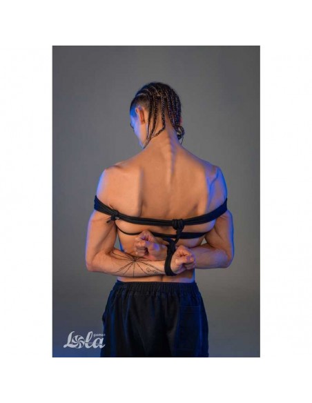 Lina BDSM Rope Party Hard Do Not Disturb Black 5 m - Liny, sznury BDSM - 5