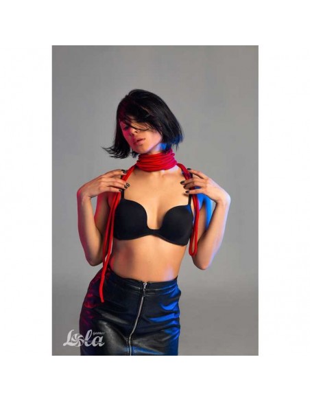 Lina BDSM Rope Party Hard Do Not Disturb Red 5 m - Liny, sznury BDSM - 5