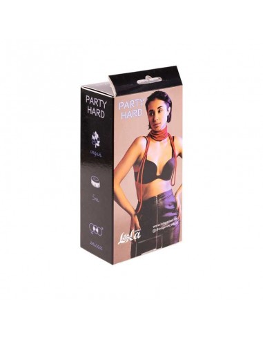 Lina BDSM Rope Party Hard Do Not Disturb Red 5 m - Liny, sznury BDSM - 7