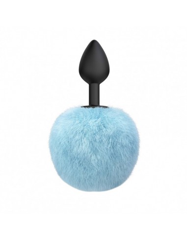 Korek analny Butt Plug Emotions Fluffy Blue - Korki analne z ogonkiem - 1