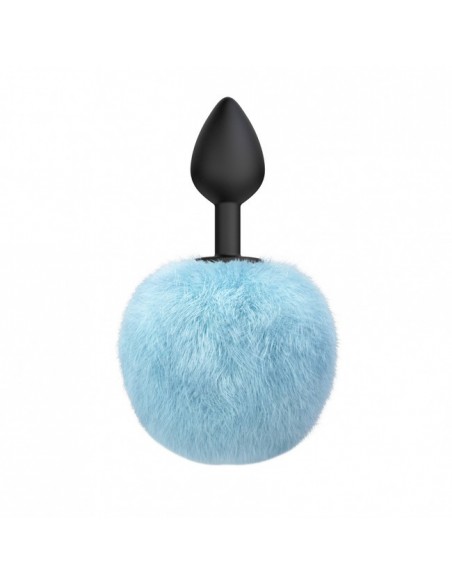 Korek analny Butt Plug Emotions Fluffy Blue - Korki analne z ogonkiem - 1