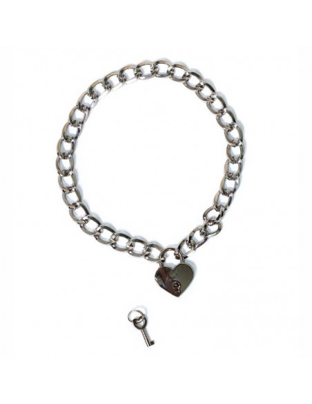 Obroża Bdsm The Collar Party Hard Embrace Silver - Chokery, obroże i smycze - 1