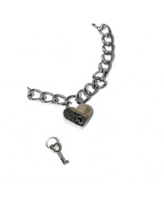 Obroża Bdsm The Collar Party Hard Embrace Silver - Chokery, obroże i smycze - 1 2