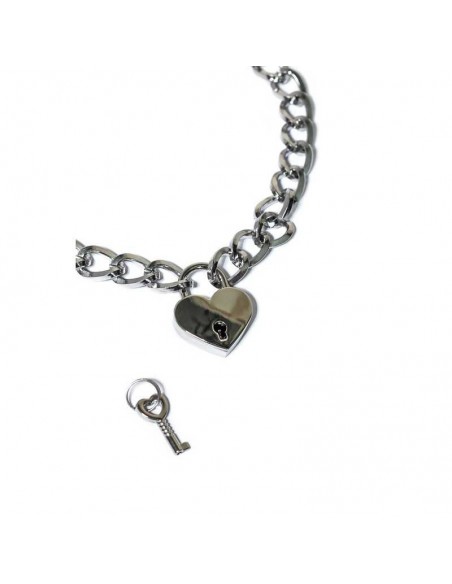 Obroża Bdsm The Collar Party Hard Embrace Silver - Chokery, obroże i smycze - 2