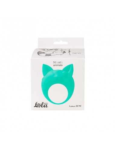 Pierścień Z Wibracjami Mimi Animals Lemur Remi Zielony - Pierścienie erekcyjne wibrujące - 2