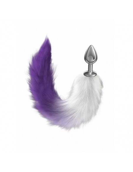 Korek analny Butt Plug Diamond Galaxy Purple - Korki analne z ogonkiem - 1