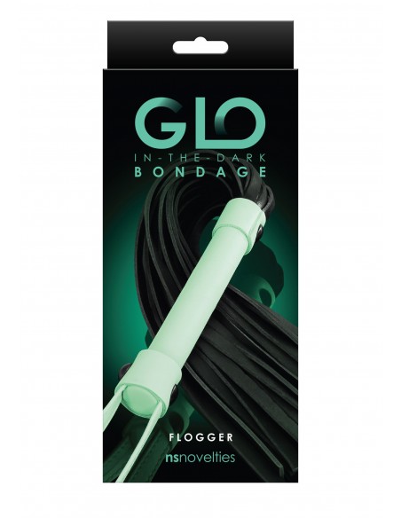 Pejcz BDSM Glo Flogger - Baty, pejcze i packi - 2
