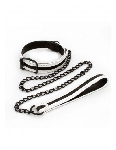 Neonowa Obroża Ze Smyczą Glo Collar And Leash - Chokery, obroże i smycze - 3