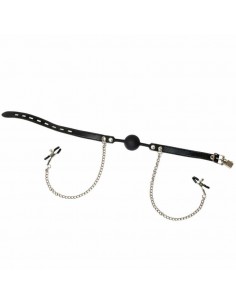 Knebel Ball Gag With Nipple Clamps Party Hard Hentai - Kneble do ust - 1