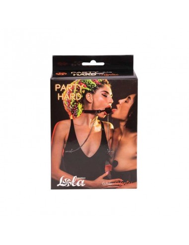 Knebel Ball Gag With Nipple Clamps Party Hard Hentai - Kneble do ust - 7