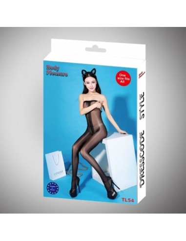 Bodystocking Tl54 Black  - Bodystocking - 2