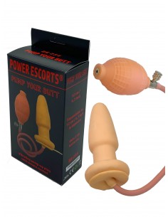 Korek analny pompowany Pump Your Butt Vibrating - Korki analne pompowane - 1 2