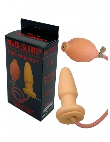 Korek analny pompowany Pump Your Butt Vibrating - Korki analne pompowane - 2