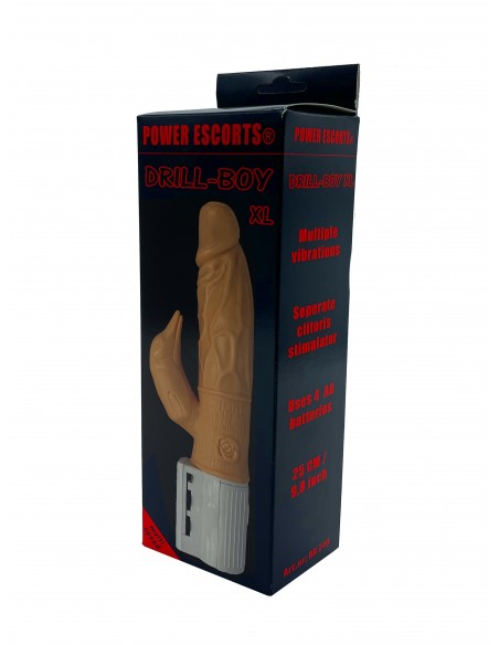 Wibrator króliczek Drill Boy XL - 23 cm  - Wibratory Króliczki - 4