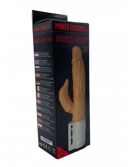Wibrator króliczek Drill Boy XL - 23 cm  - Wibratory Króliczki - 5