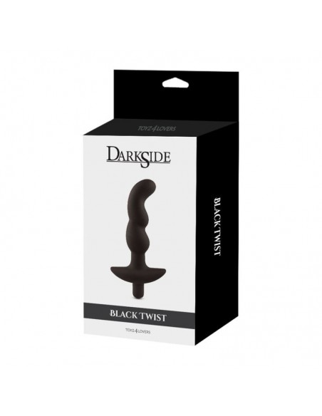Stymulator Analny Black twist - Kulki i korki analne wibrujące - 2