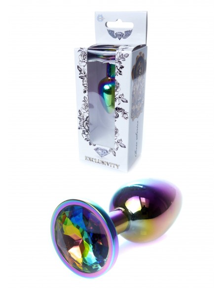 Butt Plug - Korek Analny Jewellery Multicolour PLUG Clear - Korki analne stalowe - 1