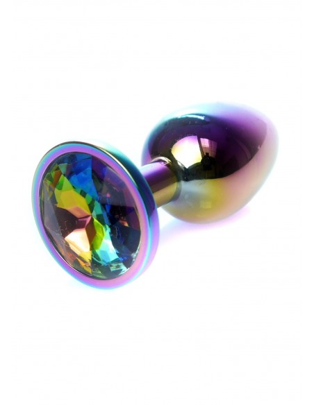 Butt Plug - Korek Analny Jewellery Multicolour PLUG Clear - Korki analne stalowe - 3