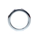 Metalowy Pierścień na Penisa z Diamentami Rose rozm. L - 3