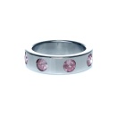 Metalowy Pierścień na Penisa z Diamentami Rose rozm. L - 2
