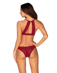 Komplet Bielizny Ivetta Czerwony - Komplety bielizny erotycznej - 1 2