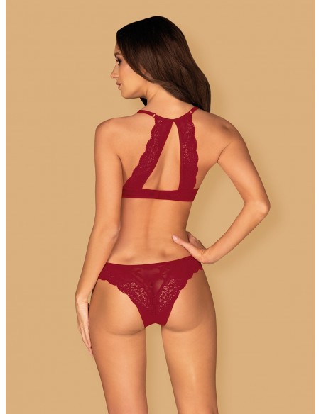 Komplet Bielizny Ivetta Czerwony - Komplety bielizny erotycznej - 4