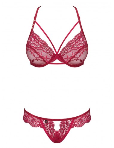 Komplet Bielizny Ivetta Czerwony - Komplety bielizny erotycznej - 5