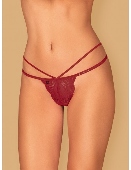Bielizna erotyczna Ivetta Stringi Czerwone  S/M - Stringi - 5