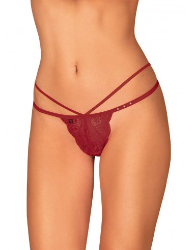 Bielizna erotyczna Ivetta Stringi Czerwone L/Xl - Stringi - 2