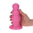 Korek analny Olmo 15 cm różowy z przyssawką - 1
