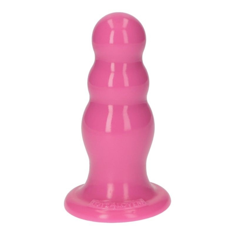 Korek analny Olmo 15 cm różowy z przyssawką - 4