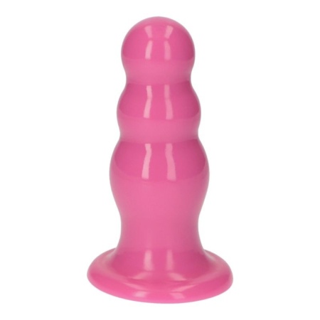 Korek analny Olmo 15 cm różowy z przyssawką - 5