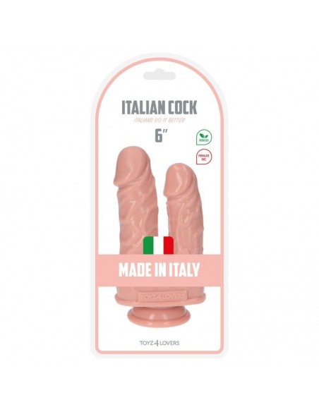 Podwójne dildo Toyz4Lovers 15,5 cm Cieliste - Dilda podwójne - 2