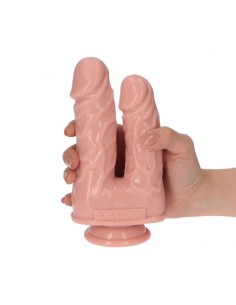 Podwójne dildo Toyz4Lovers 15,5 cm Cieliste - Dilda podwójne - 1