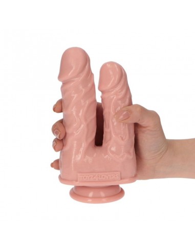 Podwójne dildo Toyz4Lovers 15,5 cm Cieliste - Dilda podwójne - 1
