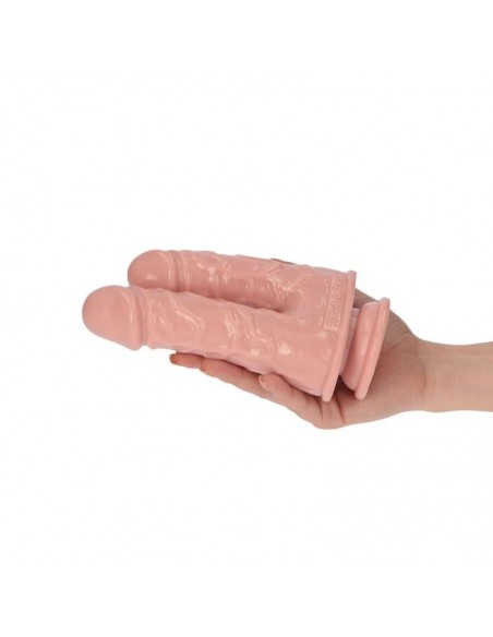 Podwójne dildo Toyz4Lovers 15,5 cm Cieliste - Dilda podwójne - 8