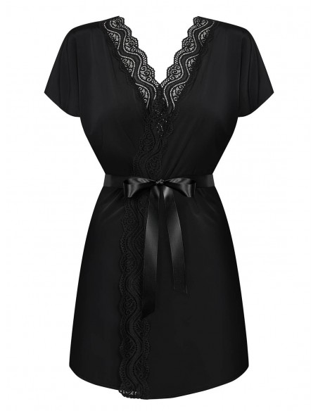 Szlafrok Diyosa Peniuar Czarny - Szlafroki, kimona - 5