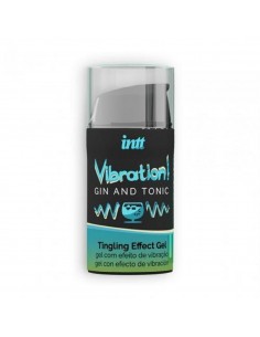 Stymulujący żel intymny Vibration Gin / Tonic 15 ml - Lubrykanty stymulujące - 1 2