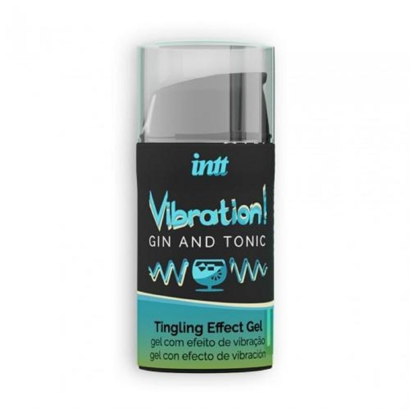 Stymulujący żel intymny Vibration Gin / Tonic 15 ml - 2