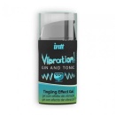 Stymulujący żel intymny Vibration Gin / Tonic 15 ml - 2