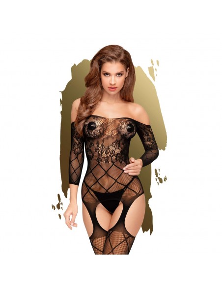 Top-Notch Black - Bodystocking - 1