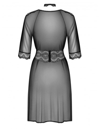 Szlafrok Lucita Peniuar Czarny - Szlafroki, kimona - 6