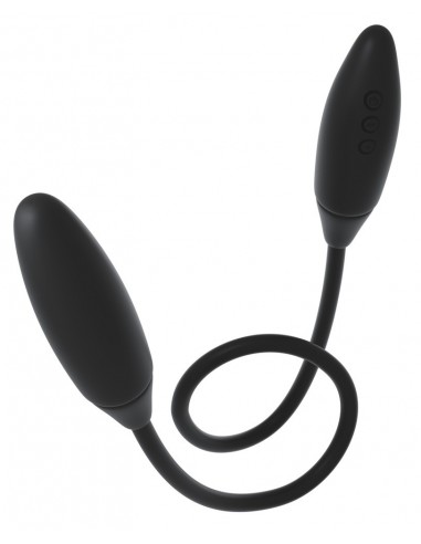 Korek analny wibrujący Couples Double Vibrator - Stymulatory i wibratory dla par - 4